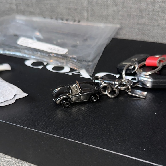 Coach Gunmetal Car Keychain - Picture 3 of 7